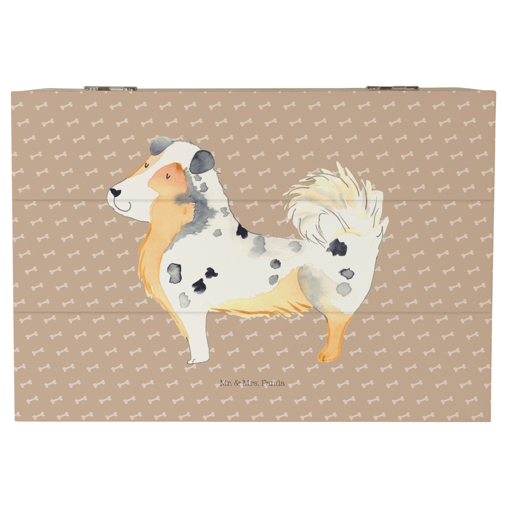Holzkiste Australien Shepherd Holzkiste, Kiste, Schatzkiste, Truhe, Schatulle, XXL, Erinnerungsbox, Erinnerungskiste, Dekokiste, Aufbewahrungsbox, Hund, Hundemotiv, Haustier, Hunderasse, Tierliebhaber, Hundebesitzer, Sprüche, Australien Shepherd, Shepherd, Hundeliebe, Familienhund, Spruch