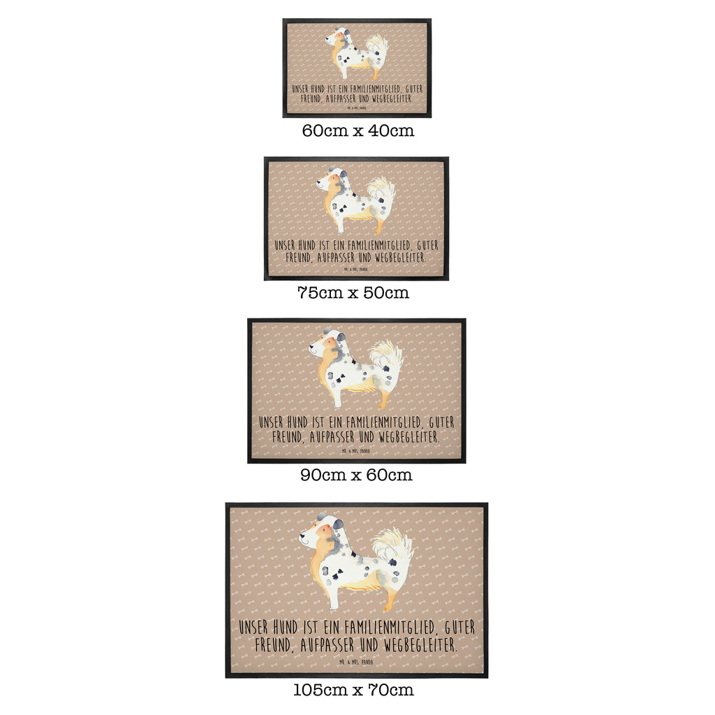 Fußmatte Australien Shepherd Australien Shepherd, Hund, Shepherd, Hundeliebe, Familienhund, Spruch, Sprüche Türvorleger, Schmutzmatte, Fußabtreter, Matte, Schmutzfänger, Fußabstreifer, Schmutzfangmatte, Türmatte, Motivfußmatte,  Haustürmatte, Vorleger  Hund, Hundemotiv, Haustier, Hunderasse, Tierliebhaber, Hundebesitzer, Sprüche