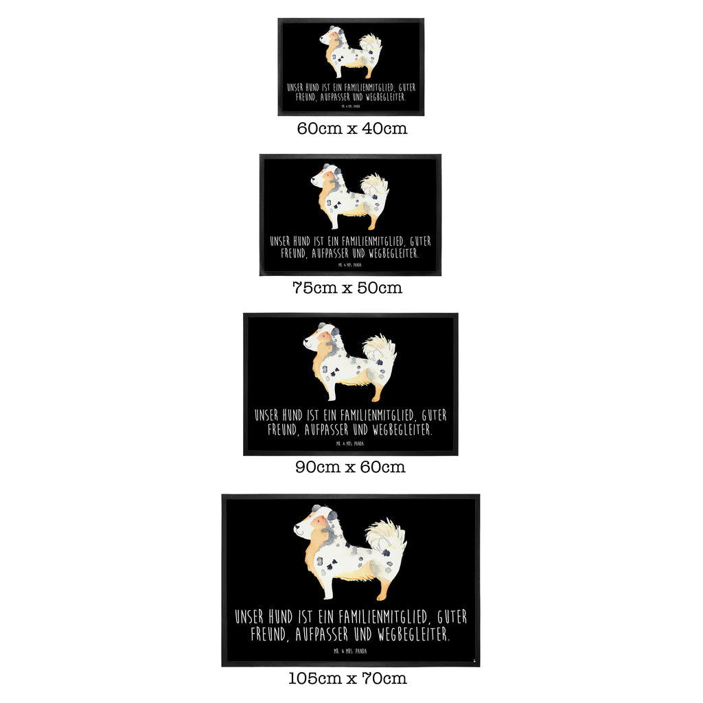 Fußmatte Australien Shepherd Australien Shepherd, Hund, Shepherd, Hundeliebe, Familienhund, Spruch, Sprüche Türvorleger, Schmutzmatte, Fußabtreter, Matte, Schmutzfänger, Fußabstreifer, Schmutzfangmatte, Türmatte, Motivfußmatte,  Haustürmatte, Vorleger  Hund, Hundemotiv, Haustier, Hunderasse, Tierliebhaber, Hundebesitzer, Sprüche