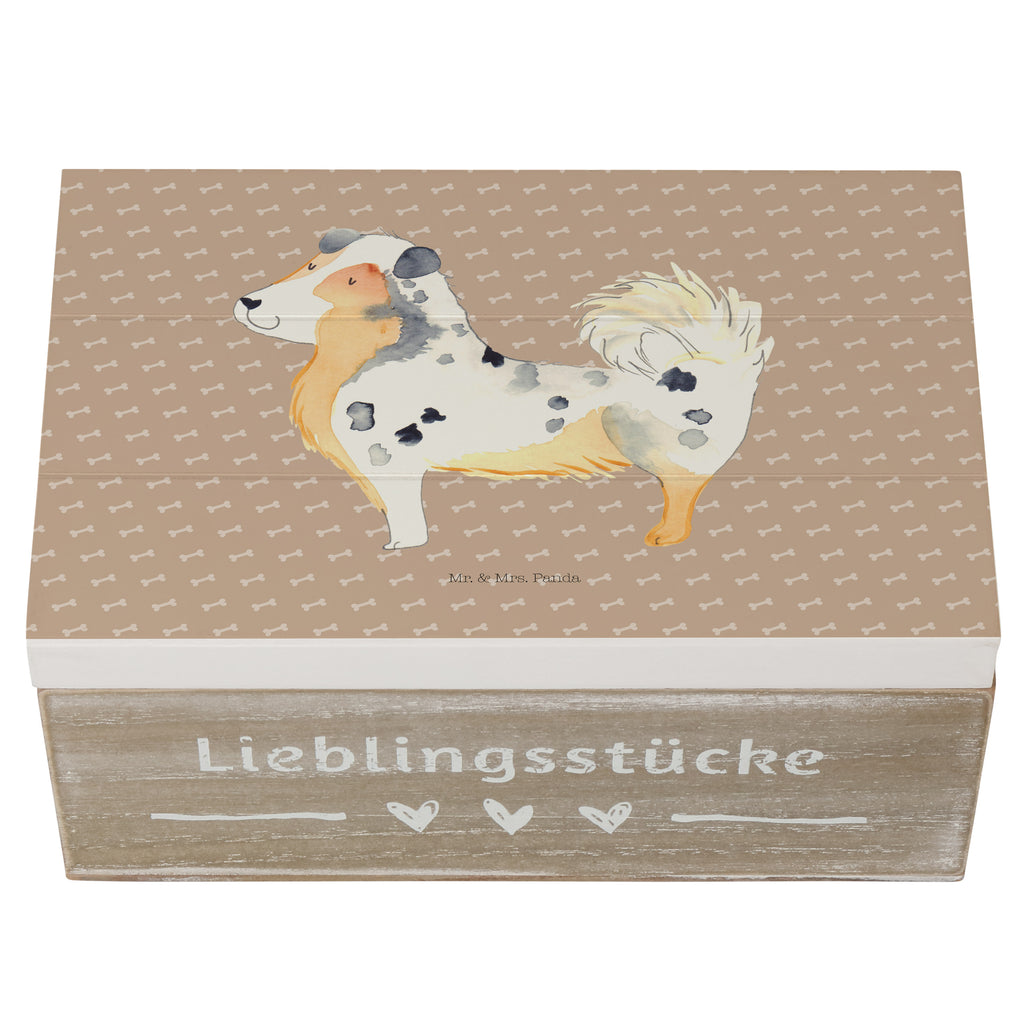 Holzkiste Australien Shepherd Holzkiste, Kiste, Schatzkiste, Truhe, Schatulle, XXL, Erinnerungsbox, Erinnerungskiste, Dekokiste, Aufbewahrungsbox, Hund, Hundemotiv, Haustier, Hunderasse, Tierliebhaber, Hundebesitzer, Sprüche, Australien Shepherd, Shepherd, Hundeliebe, Familienhund, Spruch