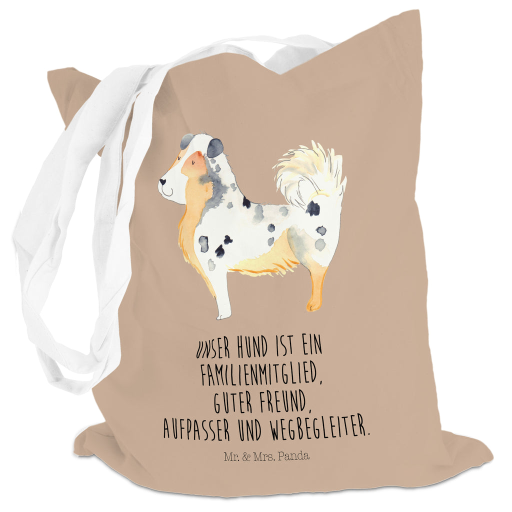 Tragetasche Australien Shepherd Beuteltasche, Beutel, Einkaufstasche, Jutebeutel, Stoffbeutel, Hund, Hundemotiv, Haustier, Hunderasse, Tierliebhaber, Hundebesitzer, Sprüche, Australien Shepherd, Shepherd, Hundeliebe, Familienhund, Spruch