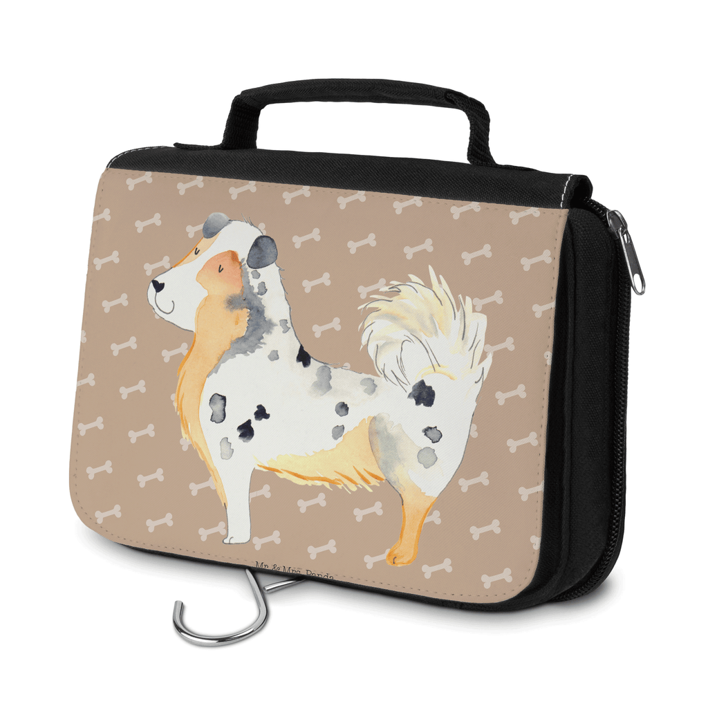 Kulturbeutel Australien Shepherd Kulturbeutel, Zum Aufhängen, Waschtasche, Kosmetiktasche, Damen, Herren, Aufbewahrungstasche, Schminktasche, Kosmetikbeutel, Organizer, Kulturtasche, Schminkutensil, Hund, Hundemotiv, Haustier, Hunderasse, Tierliebhaber, Hundebesitzer, Sprüche, Australien Shepherd, Shepherd, Hundeliebe, Familienhund, Spruch