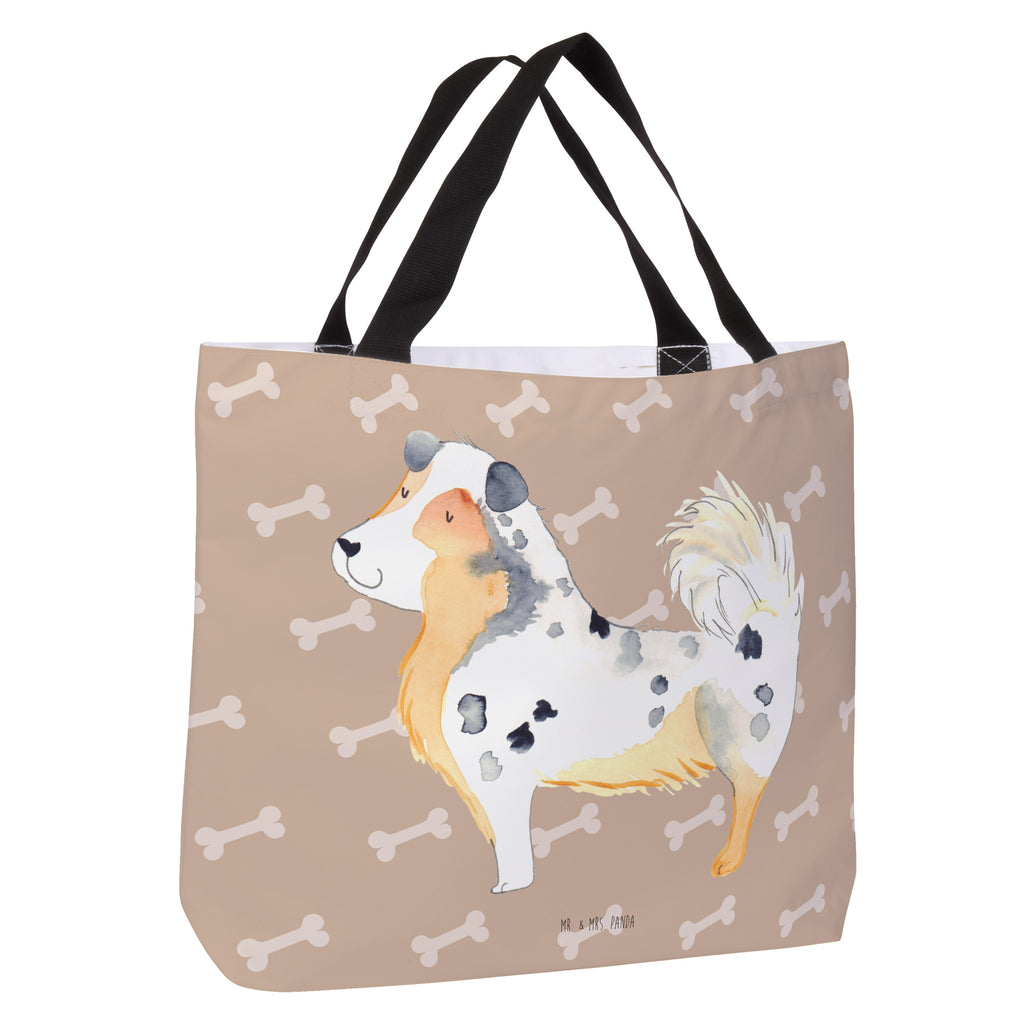 Shopper Australien Shepherd Beutel, Einkaufstasche, Tasche, Strandtasche, Einkaufsbeutel, Shopper, Schultasche, Freizeittasche, Tragebeutel, Schulbeutel, Alltagstasche, Hund, Hundemotiv, Haustier, Hunderasse, Tierliebhaber, Hundebesitzer, Sprüche, Australien Shepherd, Shepherd, Hundeliebe, Familienhund, Spruch