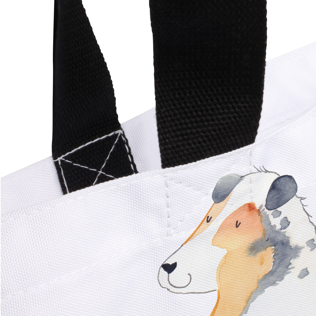 Shopper Australien Shepherd Beutel, Einkaufstasche, Tasche, Strandtasche, Einkaufsbeutel, Shopper, Schultasche, Freizeittasche, Tragebeutel, Schulbeutel, Alltagstasche, Hund, Hundemotiv, Haustier, Hunderasse, Tierliebhaber, Hundebesitzer, Sprüche, Australien Shepherd, Shepherd, Hundeliebe, Familienhund, Spruch