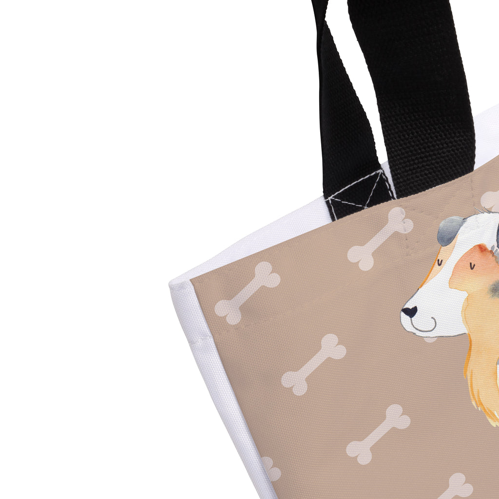 Shopper Australien Shepherd Beutel, Einkaufstasche, Tasche, Strandtasche, Einkaufsbeutel, Shopper, Schultasche, Freizeittasche, Tragebeutel, Schulbeutel, Alltagstasche, Hund, Hundemotiv, Haustier, Hunderasse, Tierliebhaber, Hundebesitzer, Sprüche, Australien Shepherd, Shepherd, Hundeliebe, Familienhund, Spruch