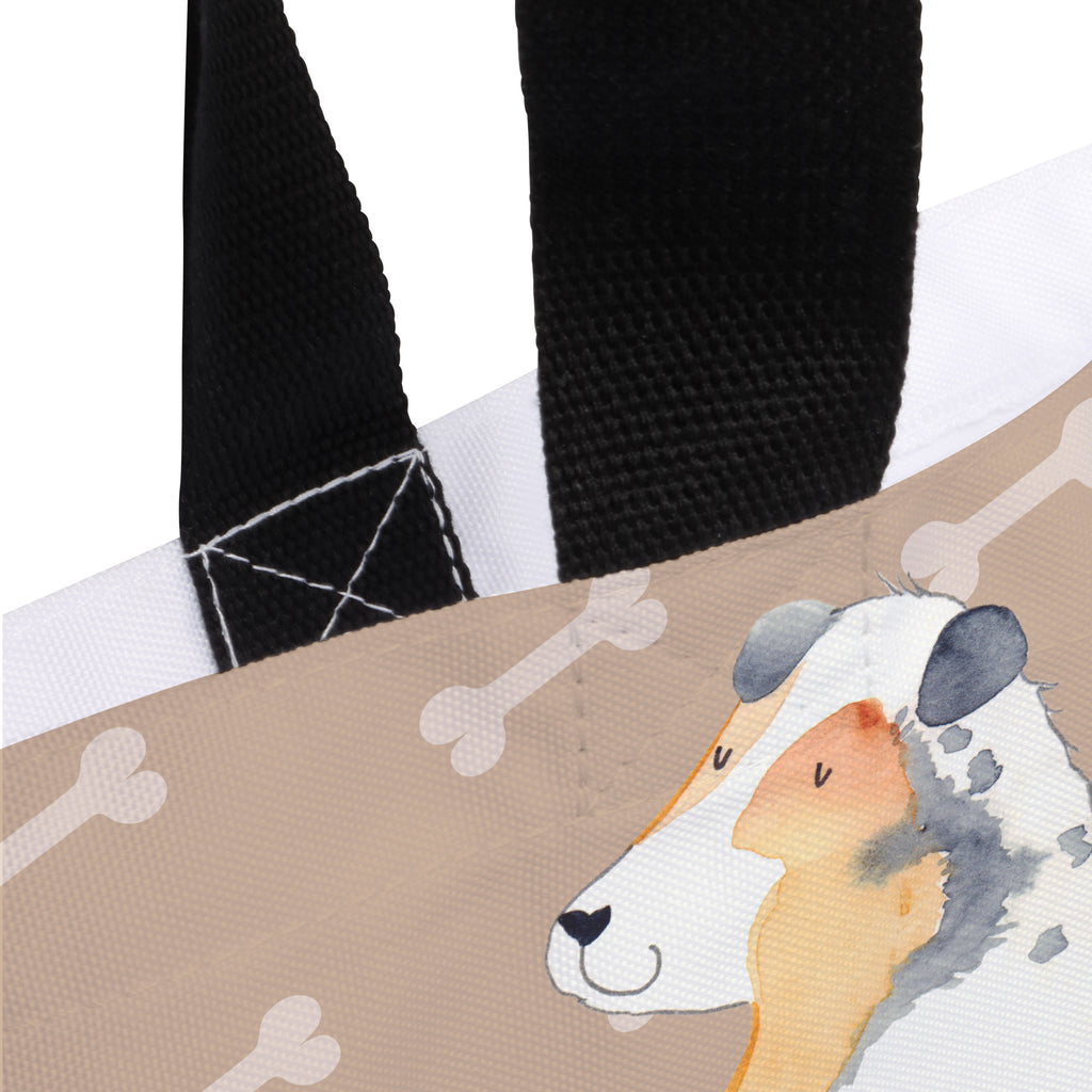 Shopper Australien Shepherd Beutel, Einkaufstasche, Tasche, Strandtasche, Einkaufsbeutel, Shopper, Schultasche, Freizeittasche, Tragebeutel, Schulbeutel, Alltagstasche, Hund, Hundemotiv, Haustier, Hunderasse, Tierliebhaber, Hundebesitzer, Sprüche, Australien Shepherd, Shepherd, Hundeliebe, Familienhund, Spruch