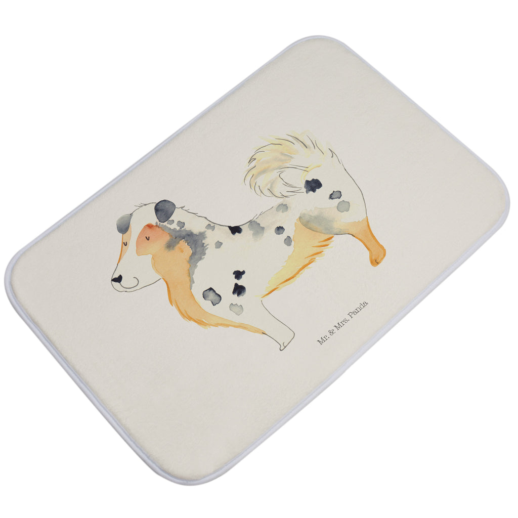 Badvorleger Australien Shepherd Badematte, Badteppich, Duschvorleger, Badezimmerteppich, Badezimmermatte, Badvorleger, Duschmatte, Duschteppich, Hund, Hundemotiv, Haustier, Hunderasse, Tierliebhaber, Hundebesitzer, Sprüche, Australien Shepherd, Shepherd, Hundeliebe, Familienhund, Spruch