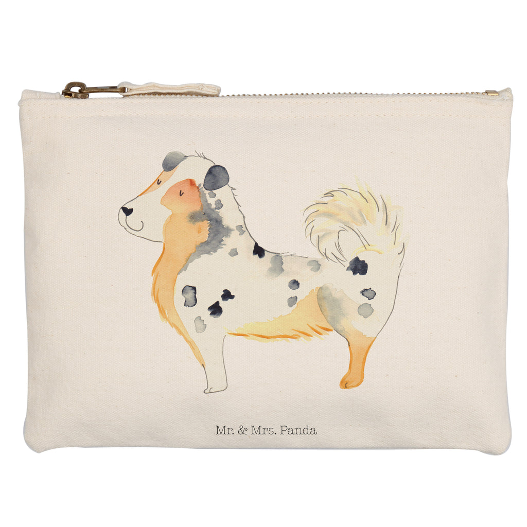 Schminktasche Australien Shepherd Schminktasche, Kosmetiktasche, Kosmetikbeutel, Stiftemäppchen, Etui, Federmappe, Makeup, XXL, Schminketui, Kosmetiketui, Schlamperetui, Hund, Hundemotiv, Haustier, Hunderasse, Tierliebhaber, Hundebesitzer, Sprüche, Australien Shepherd, Shepherd, Hundeliebe, Familienhund, Spruch
