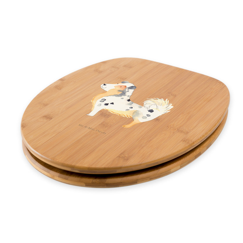 Motiv WC Sitz Australien Shepherd Klobrille, Klodeckel, Toilettendeckel, WC-Sitz, Toilette, Hund, Hundemotiv, Haustier, Hunderasse, Tierliebhaber, Hundebesitzer, Sprüche, Australien Shepherd, Shepherd, Hundeliebe, Familienhund, Spruch