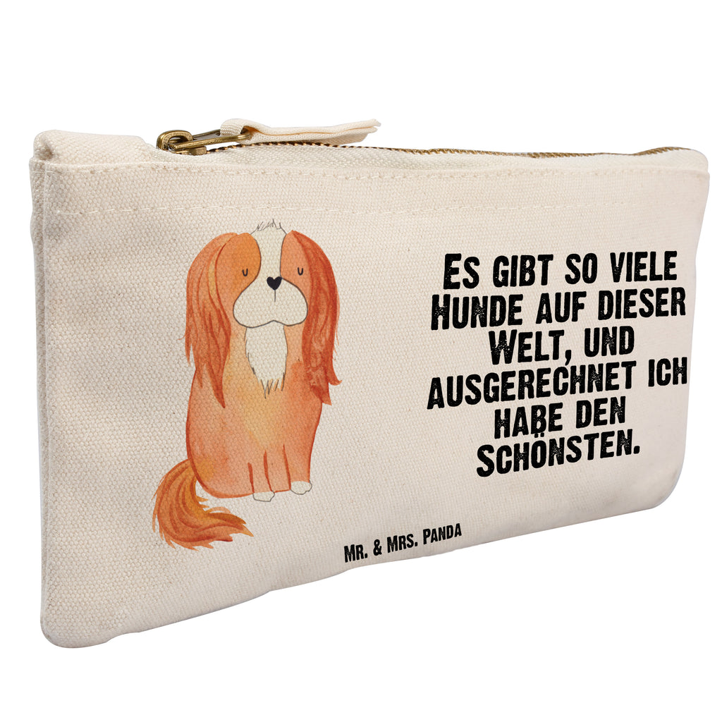 Schminktasche Cavalier King Charles Spaniel Schminktasche, Kosmetiktasche, Kosmetikbeutel, Stiftemäppchen, Etui, Federmappe, Makeup, XXL, Schminketui, Kosmetiketui, Schlamperetui, Hund, Hundemotiv, Haustier, Hunderasse, Tierliebhaber, Hundebesitzer, Sprüche, Cavalier King Charles Spaniel, Cockerspaniel, Spaniel, Spruch, schönster Hund