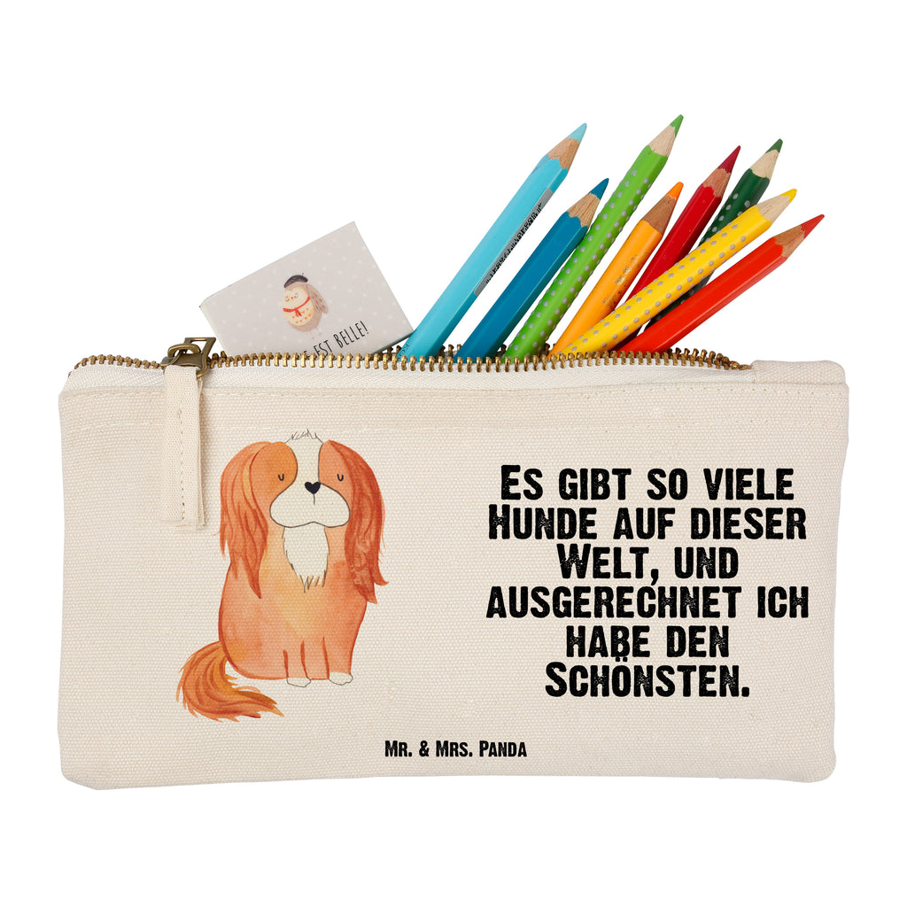 Schminktasche Cavalier King Charles Spaniel Schminktasche, Kosmetiktasche, Kosmetikbeutel, Stiftemäppchen, Etui, Federmappe, Makeup, XXL, Schminketui, Kosmetiketui, Schlamperetui, Hund, Hundemotiv, Haustier, Hunderasse, Tierliebhaber, Hundebesitzer, Sprüche, Cavalier King Charles Spaniel, Cockerspaniel, Spaniel, Spruch, schönster Hund