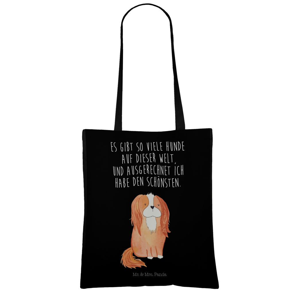 Tragetasche Cavalier King Charles Spaniel Beuteltasche, Beutel, Einkaufstasche, Jutebeutel, Stoffbeutel, Hund, Hundemotiv, Haustier, Hunderasse, Tierliebhaber, Hundebesitzer, Sprüche, Cavalier King Charles Spaniel, Cockerspaniel, Spaniel, Spruch, schönster Hund