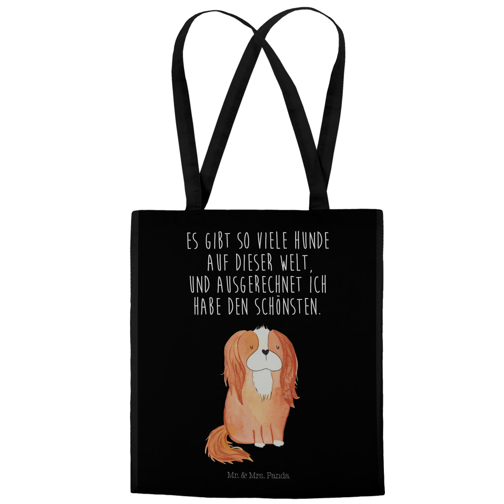 Tragetasche Cavalier King Charles Spaniel Beuteltasche, Beutel, Einkaufstasche, Jutebeutel, Stoffbeutel, Hund, Hundemotiv, Haustier, Hunderasse, Tierliebhaber, Hundebesitzer, Sprüche, Cavalier King Charles Spaniel, Cockerspaniel, Spaniel, Spruch, schönster Hund