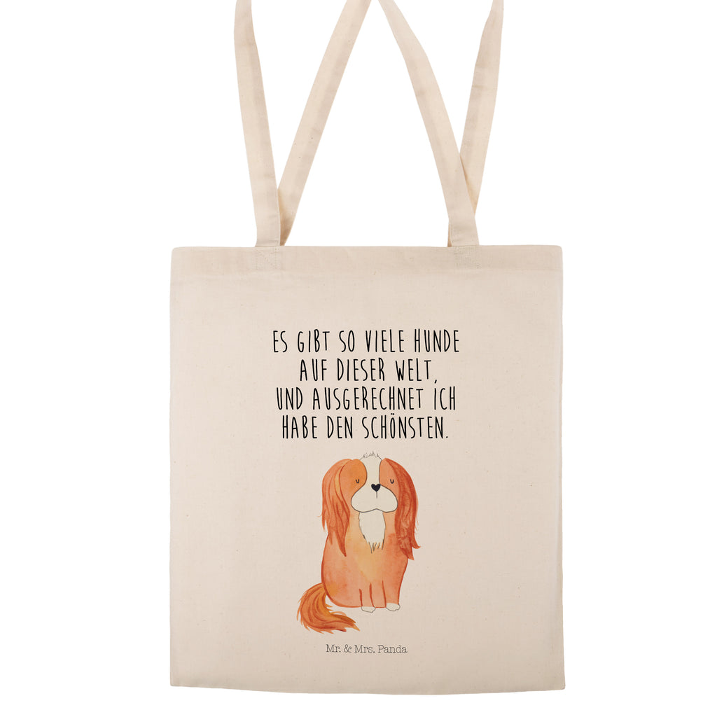 Tragetasche Cavalier King Charles Spaniel Beuteltasche, Beutel, Einkaufstasche, Jutebeutel, Stoffbeutel, Hund, Hundemotiv, Haustier, Hunderasse, Tierliebhaber, Hundebesitzer, Sprüche, Cavalier King Charles Spaniel, Cockerspaniel, Spaniel, Spruch, schönster Hund