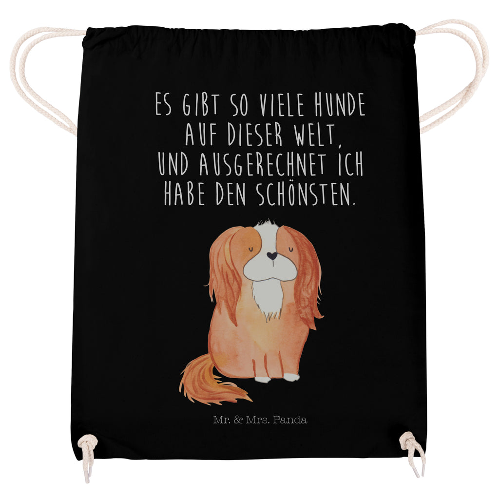 Sportbeutel Cavalier King Charles Spaniel Turnbeutel, Beutel, Sporttasche, Tasche, Stoffbeutel, Hund, Hundemotiv, Haustier, Hunderasse, Tierliebhaber, Hundebesitzer, Sprüche, Cavalier King Charles Spaniel, Cockerspaniel, Spaniel, Spruch, schönster Hund