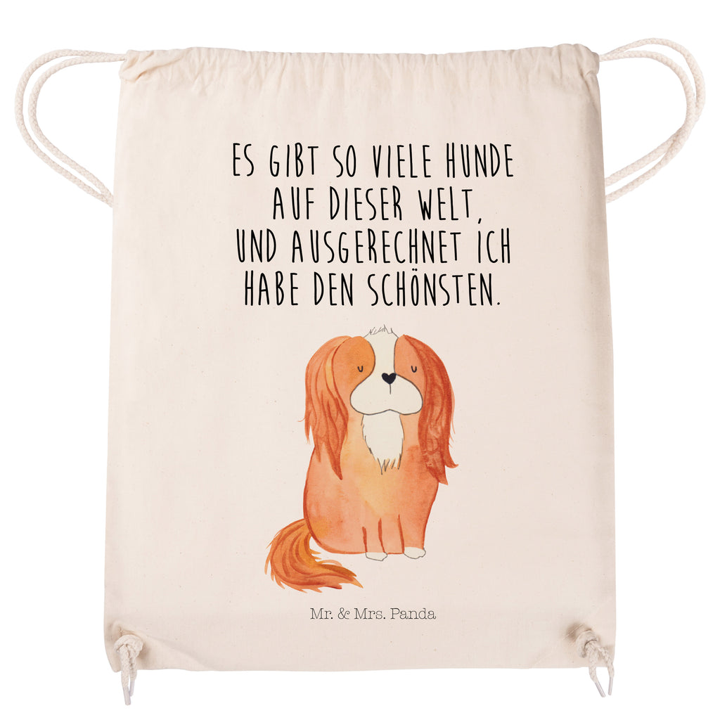 Sportbeutel Cavalier King Charles Spaniel Turnbeutel, Beutel, Sporttasche, Tasche, Stoffbeutel, Hund, Hundemotiv, Haustier, Hunderasse, Tierliebhaber, Hundebesitzer, Sprüche, Cavalier King Charles Spaniel, Cockerspaniel, Spaniel, Spruch, schönster Hund