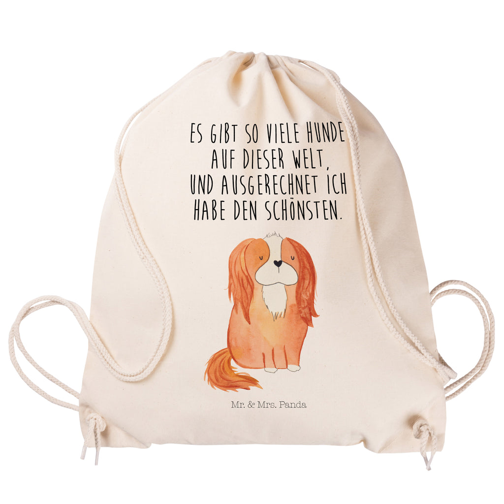 Sportbeutel Cavalier King Charles Spaniel Turnbeutel, Beutel, Sporttasche, Tasche, Stoffbeutel, Hund, Hundemotiv, Haustier, Hunderasse, Tierliebhaber, Hundebesitzer, Sprüche, Cavalier King Charles Spaniel, Cockerspaniel, Spaniel, Spruch, schönster Hund