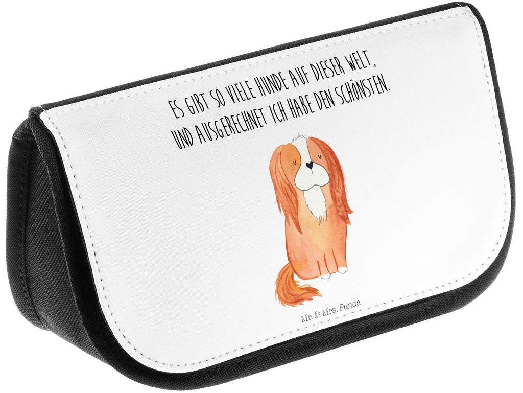 Kosmetiktasche Cavalier King Charles Spaniel Kosmetikbeutel, Kulturtasche, Kulturbeutel, Schminktasche, Make-Up Tasche, Hund, Hundemotiv, Haustier, Hunderasse, Tierliebhaber, Hundebesitzer, Sprüche, Cavalier King Charles Spaniel, Cockerspaniel, Spaniel, Spruch, schönster Hund