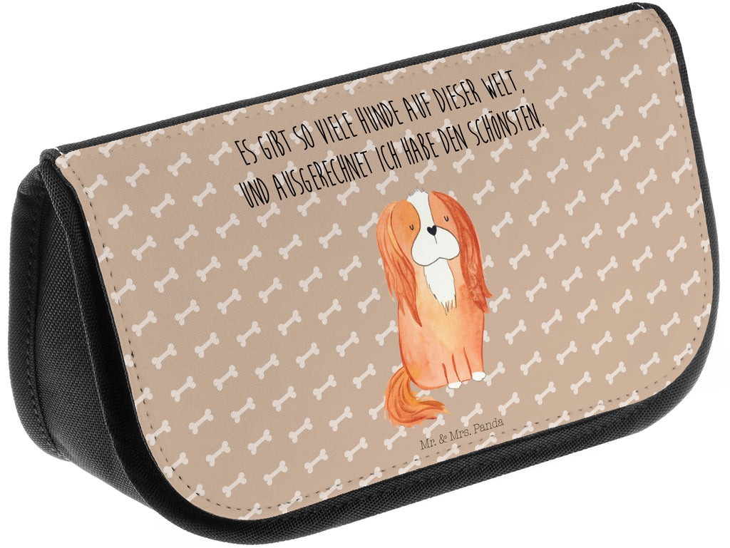 Kosmetiktasche Cavalier King Charles Spaniel Kosmetikbeutel, Kulturtasche, Kulturbeutel, Schminktasche, Make-Up Tasche, Hund, Hundemotiv, Haustier, Hunderasse, Tierliebhaber, Hundebesitzer, Sprüche, Cavalier King Charles Spaniel, Cockerspaniel, Spaniel, Spruch, schönster Hund