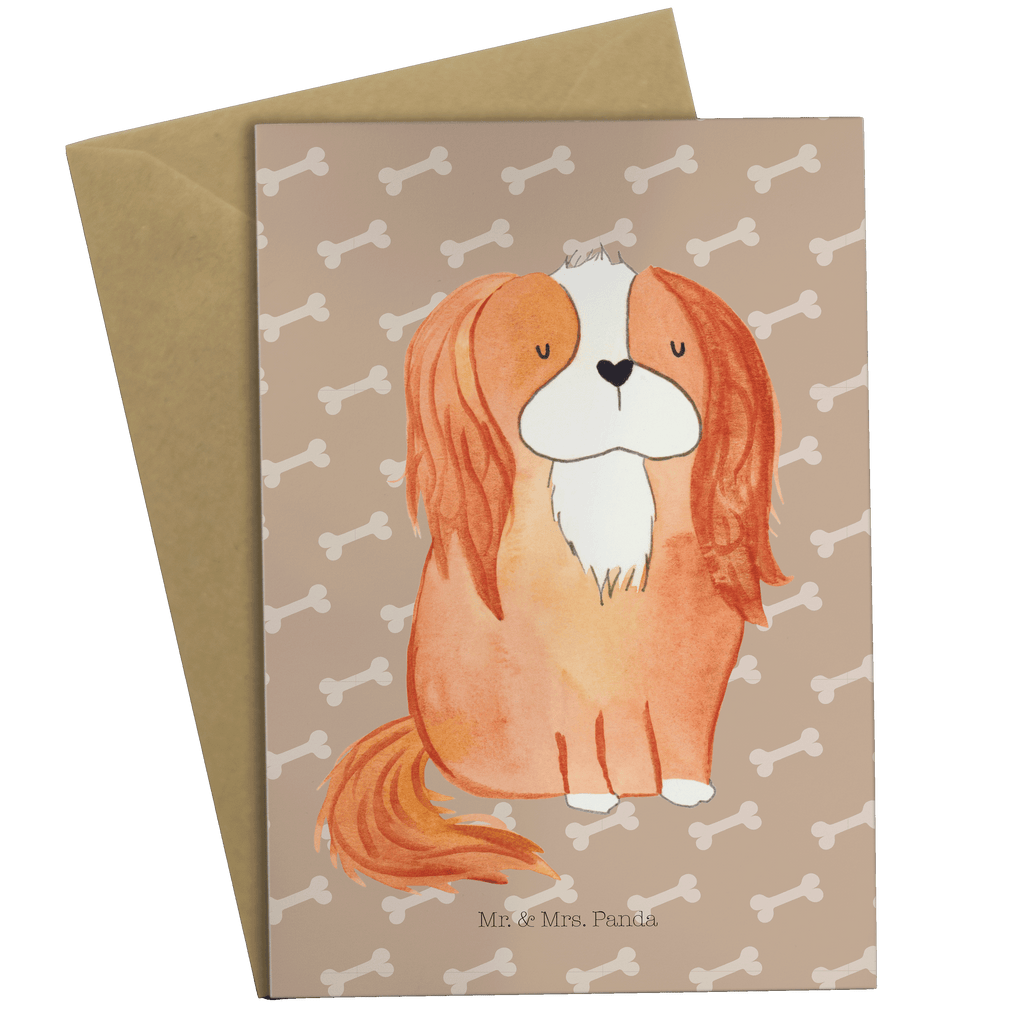 Grußkarte Cavalier King Charles Spaniel Klappkarte, Einladungskarte, Glückwunschkarte, Hochzeitskarte, Geburtstagskarte, Karte, Hund, Hundemotiv, Haustier, Hunderasse, Tierliebhaber, Hundebesitzer, Sprüche, Cavalier King Charles Spaniel, Cockerspaniel, Spaniel, Spruch, schönster Hund