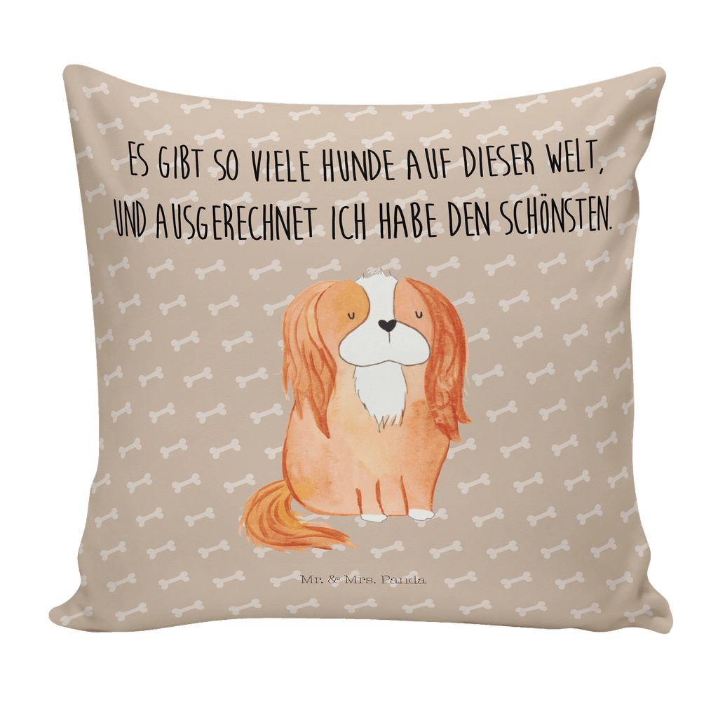 40x40 Kissen Cavalier King Charles Spaniel Kissenhülle, Kopfkissen, Sofakissen, Dekokissen, Motivkissen, Hund, Hundemotiv, Haustier, Hunderasse, Tierliebhaber, Hundebesitzer, Sprüche, Cavalier King Charles Spaniel, Cockerspaniel, Spaniel, Spruch, schönster Hund