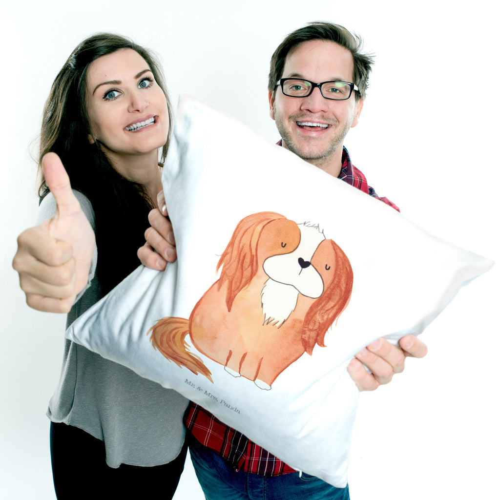 40x40 Kissen Cavalier King Charles Spaniel Kissenhülle, Kopfkissen, Sofakissen, Dekokissen, Motivkissen, Hund, Hundemotiv, Haustier, Hunderasse, Tierliebhaber, Hundebesitzer, Sprüche, Cavalier King Charles Spaniel, Cockerspaniel, Spaniel, Spruch, schönster Hund
