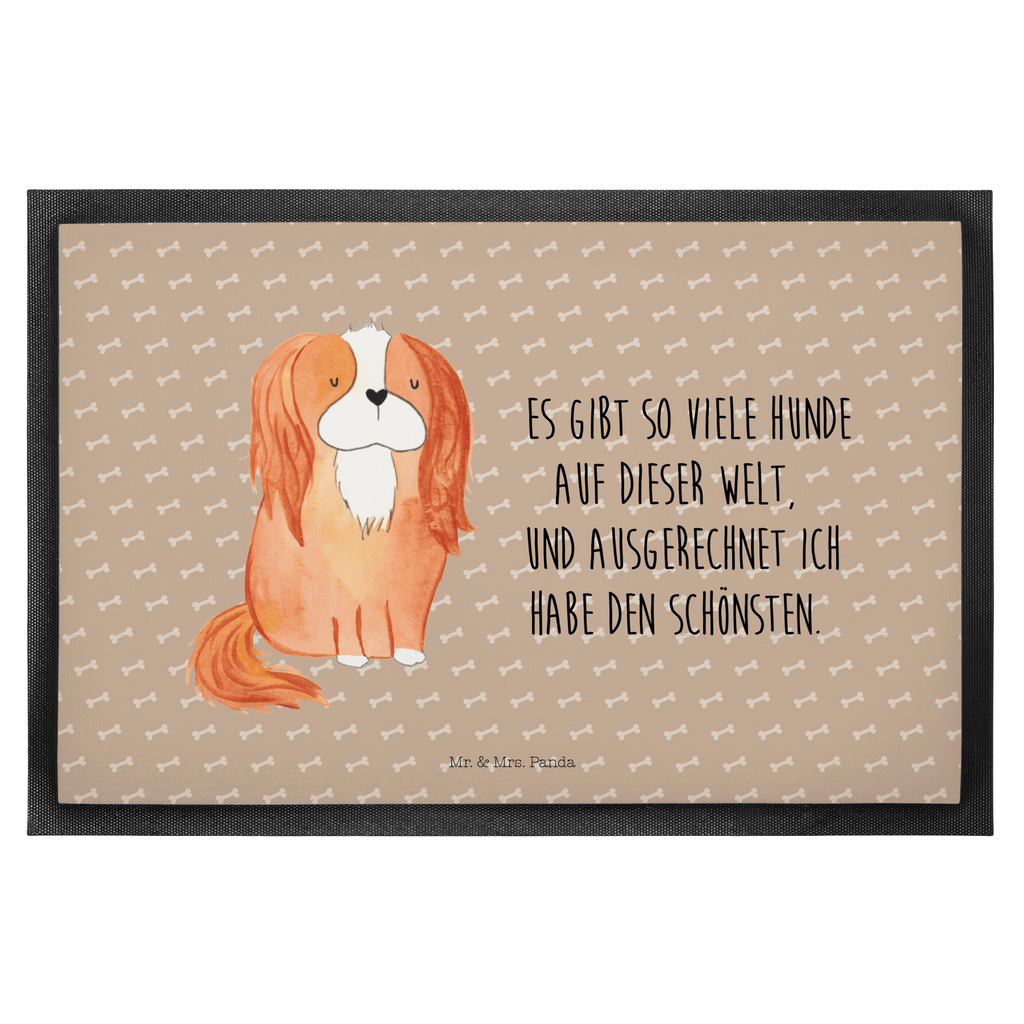 Fußmatte Cavalier King Charles Spaniel Cavalier King Charles Spaniel, Hund, Cockerspaniel, Spaniel, Spruch, Sprüche, schönster Hund Türvorleger, Schmutzmatte, Fußabtreter, Matte, Schmutzfänger, Fußabstreifer, Schmutzfangmatte, Türmatte, Motivfußmatte,  Haustürmatte, Vorleger  Hund, Hundemotiv, Haustier, Hunderasse, Tierliebhaber, Hundebesitzer, Sprüche