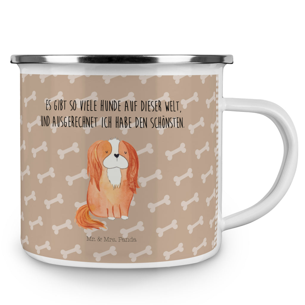 Camping Emaille Tasse Cavalier King Charles Spaniel Campingtasse, Trinkbecher, Metalltasse, Outdoor Tasse, Emaille Trinkbecher, Blechtasse Outdoor, Emaille Campingbecher, Edelstahl Trinkbecher, Metalltasse für Camping, Kaffee Blechtasse, Camping Tasse Metall, Hund, Hundemotiv, Haustier, Hunderasse, Tierliebhaber, Hundebesitzer, Sprüche, Cavalier King Charles Spaniel, Cockerspaniel, Spaniel, Spruch, schönster Hund