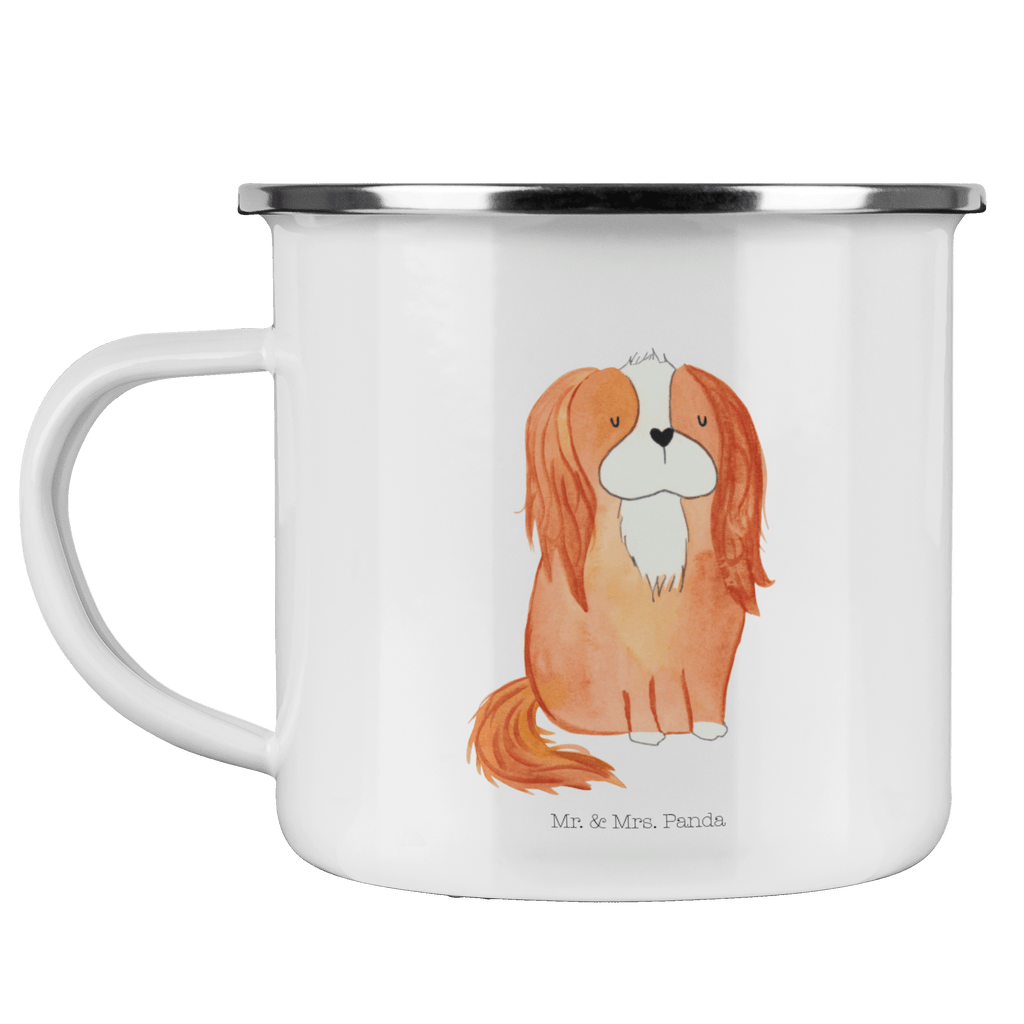 Camping Emaille Tasse Cavalier King Charles Spaniel Campingtasse, Trinkbecher, Metalltasse, Outdoor Tasse, Emaille Trinkbecher, Blechtasse Outdoor, Emaille Campingbecher, Edelstahl Trinkbecher, Metalltasse für Camping, Kaffee Blechtasse, Camping Tasse Metall, Hund, Hundemotiv, Haustier, Hunderasse, Tierliebhaber, Hundebesitzer, Sprüche, Cavalier King Charles Spaniel, Cockerspaniel, Spaniel, Spruch, schönster Hund