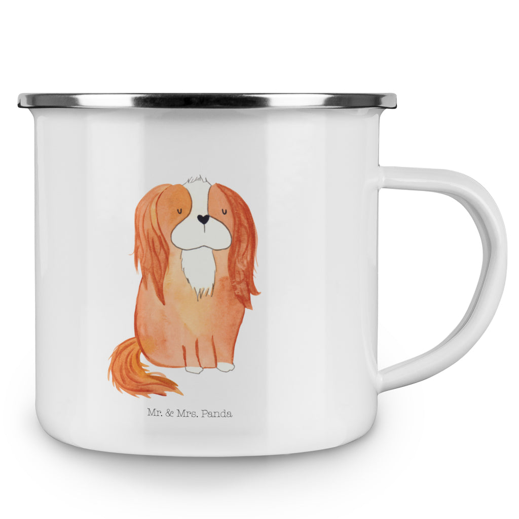 Camping Emaille Tasse Cavalier King Charles Spaniel Campingtasse, Trinkbecher, Metalltasse, Outdoor Tasse, Emaille Trinkbecher, Blechtasse Outdoor, Emaille Campingbecher, Edelstahl Trinkbecher, Metalltasse für Camping, Kaffee Blechtasse, Camping Tasse Metall, Hund, Hundemotiv, Haustier, Hunderasse, Tierliebhaber, Hundebesitzer, Sprüche, Cavalier King Charles Spaniel, Cockerspaniel, Spaniel, Spruch, schönster Hund