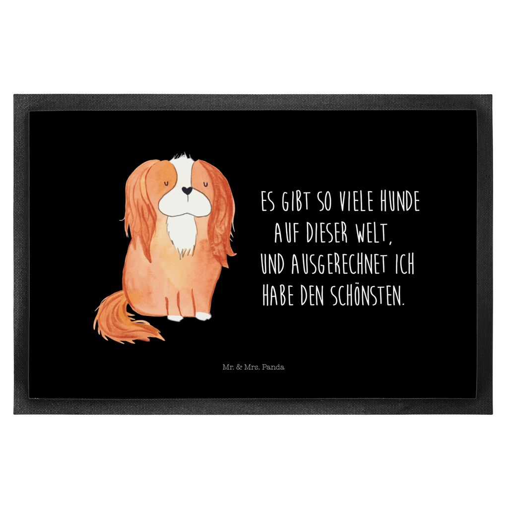 Fußmatte Cavalier King Charles Spaniel Cavalier King Charles Spaniel, Hund, Cockerspaniel, Spaniel, Spruch, Sprüche, schönster Hund Türvorleger, Schmutzmatte, Fußabtreter, Matte, Schmutzfänger, Fußabstreifer, Schmutzfangmatte, Türmatte, Motivfußmatte,  Haustürmatte, Vorleger  Hund, Hundemotiv, Haustier, Hunderasse, Tierliebhaber, Hundebesitzer, Sprüche