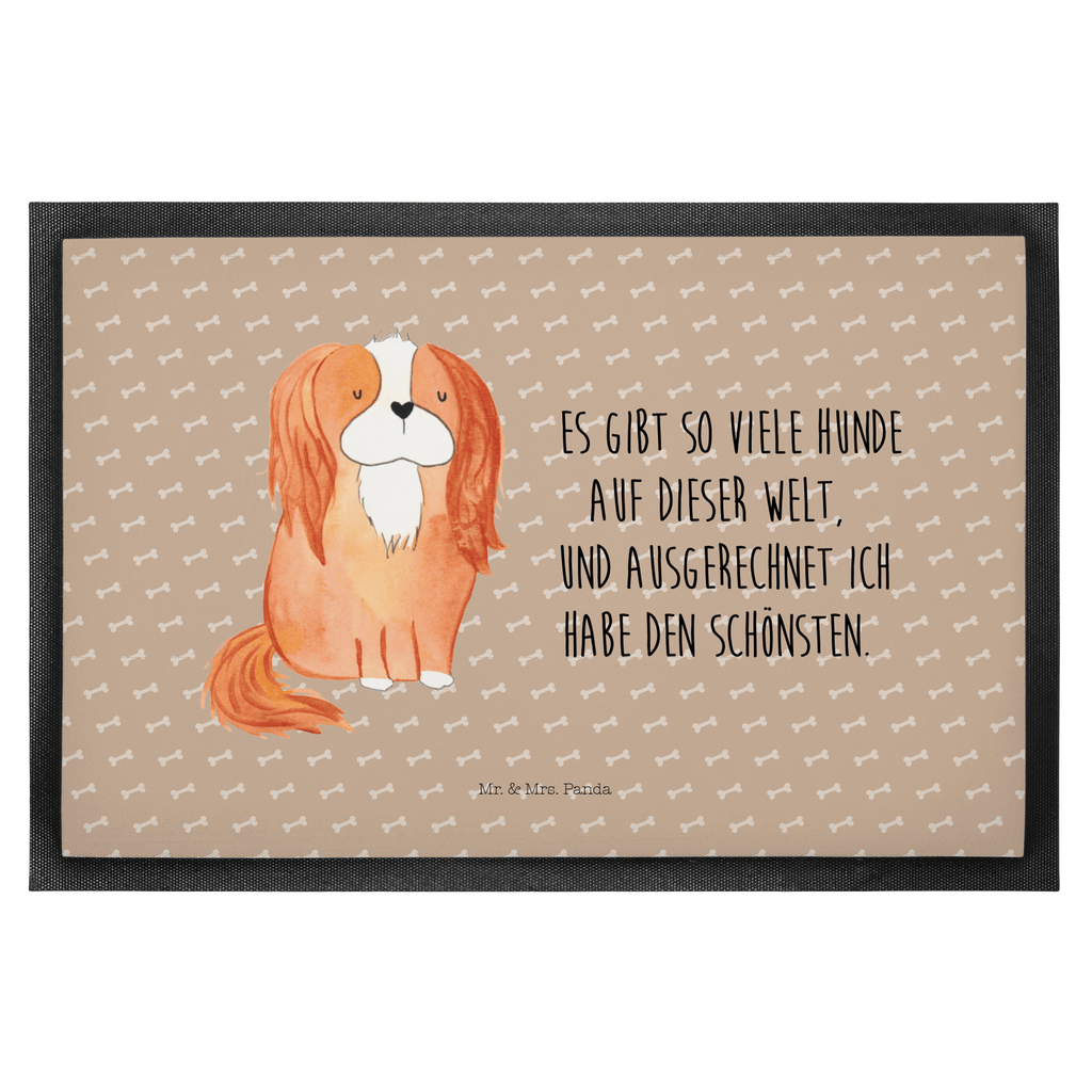 Fußmatte Cavalier King Charles Spaniel Cavalier King Charles Spaniel, Hund, Cockerspaniel, Spaniel, Spruch, Sprüche, schönster Hund Türvorleger, Schmutzmatte, Fußabtreter, Matte, Schmutzfänger, Fußabstreifer, Schmutzfangmatte, Türmatte, Motivfußmatte,  Haustürmatte, Vorleger  Hund, Hundemotiv, Haustier, Hunderasse, Tierliebhaber, Hundebesitzer, Sprüche