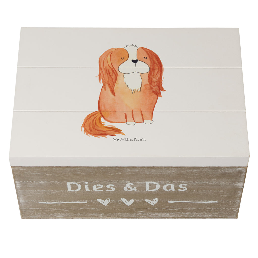 Holzkiste Cavalier King Charles Spaniel Holzkiste, Kiste, Schatzkiste, Truhe, Schatulle, XXL, Erinnerungsbox, Erinnerungskiste, Dekokiste, Aufbewahrungsbox, Hund, Hundemotiv, Haustier, Hunderasse, Tierliebhaber, Hundebesitzer, Sprüche, Cavalier King Charles Spaniel, Cockerspaniel, Spaniel, Spruch, schönster Hund