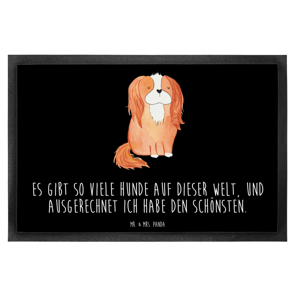 Fußmatte Cavalier King Charles Spaniel Cavalier King Charles Spaniel, Hund, Cockerspaniel, Spaniel, Spruch, Sprüche, schönster Hund Türvorleger, Schmutzmatte, Fußabtreter, Matte, Schmutzfänger, Fußabstreifer, Schmutzfangmatte, Türmatte, Motivfußmatte,  Haustürmatte, Vorleger  Hund, Hundemotiv, Haustier, Hunderasse, Tierliebhaber, Hundebesitzer, Sprüche