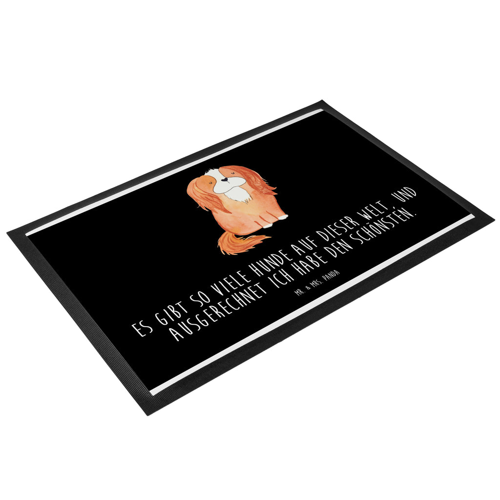 Fußmatte Cavalier King Charles Spaniel Cavalier King Charles Spaniel, Hund, Cockerspaniel, Spaniel, Spruch, Sprüche, schönster Hund Türvorleger, Schmutzmatte, Fußabtreter, Matte, Schmutzfänger, Fußabstreifer, Schmutzfangmatte, Türmatte, Motivfußmatte,  Haustürmatte, Vorleger  Hund, Hundemotiv, Haustier, Hunderasse, Tierliebhaber, Hundebesitzer, Sprüche