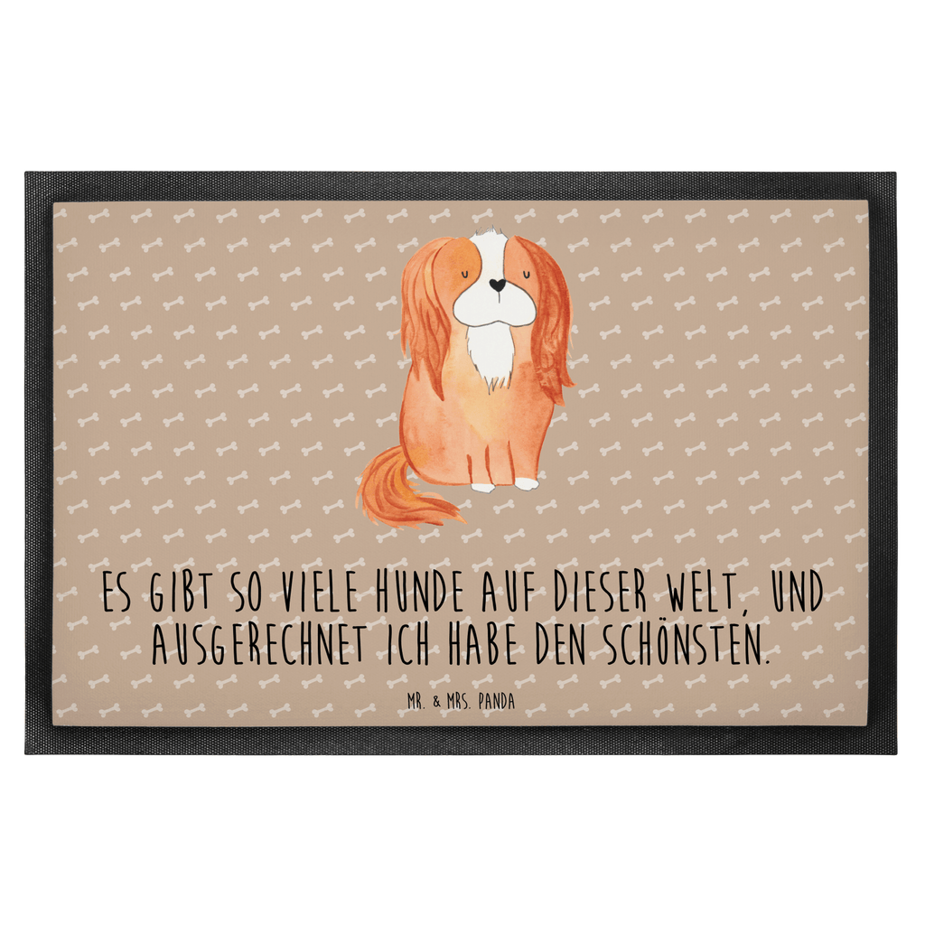 Fußmatte Cavalier King Charles Spaniel Cavalier King Charles Spaniel, Hund, Cockerspaniel, Spaniel, Spruch, Sprüche, schönster Hund Türvorleger, Schmutzmatte, Fußabtreter, Matte, Schmutzfänger, Fußabstreifer, Schmutzfangmatte, Türmatte, Motivfußmatte,  Haustürmatte, Vorleger  Hund, Hundemotiv, Haustier, Hunderasse, Tierliebhaber, Hundebesitzer, Sprüche