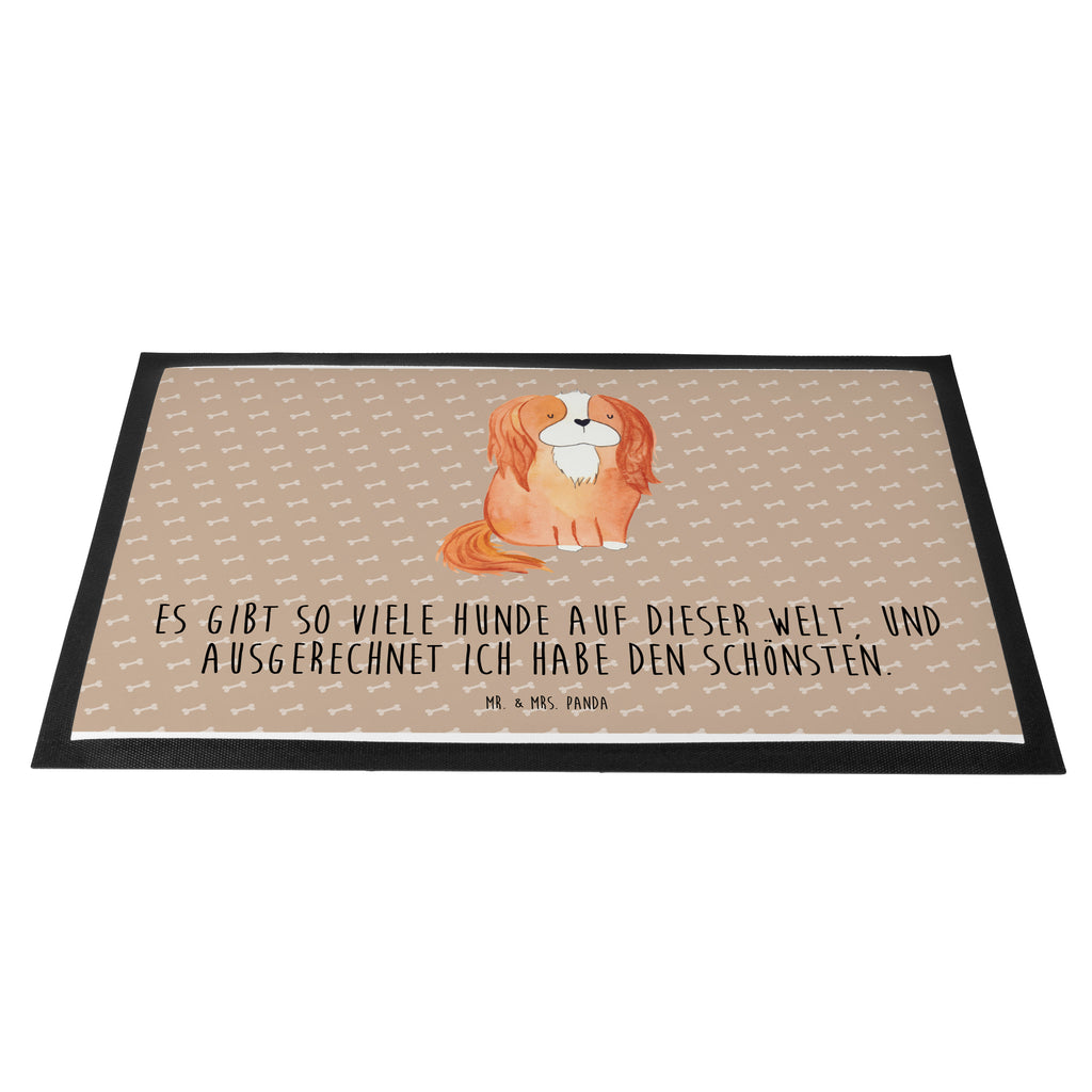 Fußmatte Cavalier King Charles Spaniel Cavalier King Charles Spaniel, Hund, Cockerspaniel, Spaniel, Spruch, Sprüche, schönster Hund Türvorleger, Schmutzmatte, Fußabtreter, Matte, Schmutzfänger, Fußabstreifer, Schmutzfangmatte, Türmatte, Motivfußmatte,  Haustürmatte, Vorleger  Hund, Hundemotiv, Haustier, Hunderasse, Tierliebhaber, Hundebesitzer, Sprüche