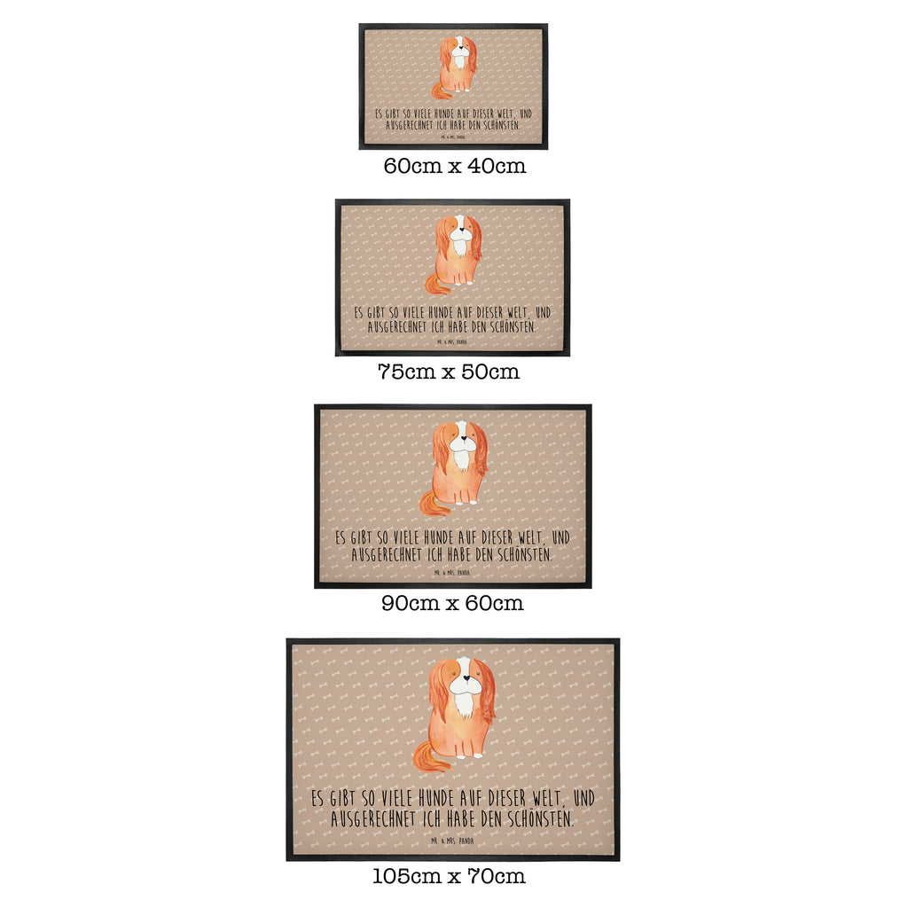 Fußmatte Cavalier King Charles Spaniel Cavalier King Charles Spaniel, Hund, Cockerspaniel, Spaniel, Spruch, Sprüche, schönster Hund Türvorleger, Schmutzmatte, Fußabtreter, Matte, Schmutzfänger, Fußabstreifer, Schmutzfangmatte, Türmatte, Motivfußmatte,  Haustürmatte, Vorleger  Hund, Hundemotiv, Haustier, Hunderasse, Tierliebhaber, Hundebesitzer, Sprüche