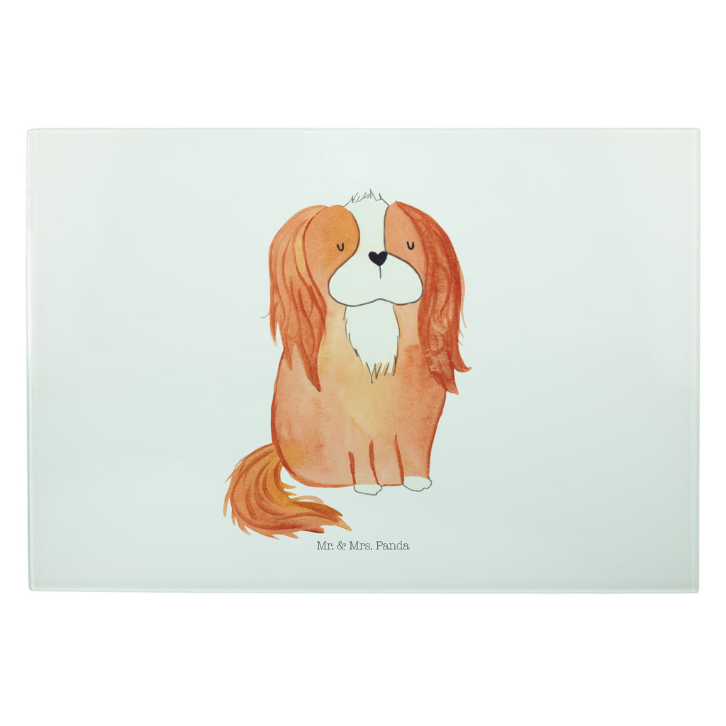 XL Glas Schneidbrett Cavalier King Charles Spaniel Glasschneidebrett, Schneidebrett, Frühstücksbrett, Küche, Hund, Hundemotiv, Haustier, Hunderasse, Tierliebhaber, Hundebesitzer, Sprüche, Cavalier King Charles Spaniel, Cockerspaniel, Spaniel, Spruch, schönster Hund