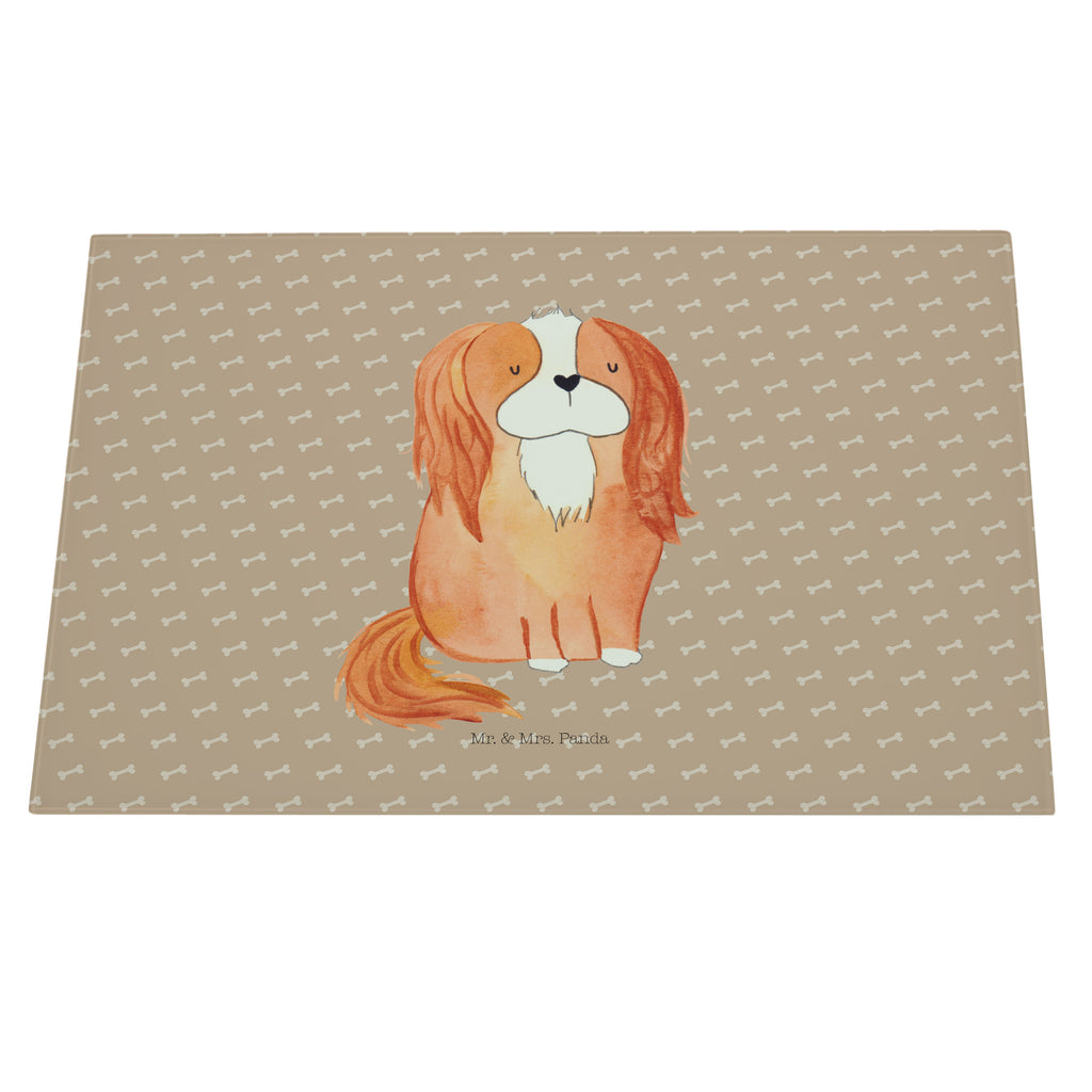 XL Glas Schneidbrett Cavalier King Charles Spaniel Glasschneidebrett, Schneidebrett, Frühstücksbrett, Küche, Hund, Hundemotiv, Haustier, Hunderasse, Tierliebhaber, Hundebesitzer, Sprüche, Cavalier King Charles Spaniel, Cockerspaniel, Spaniel, Spruch, schönster Hund