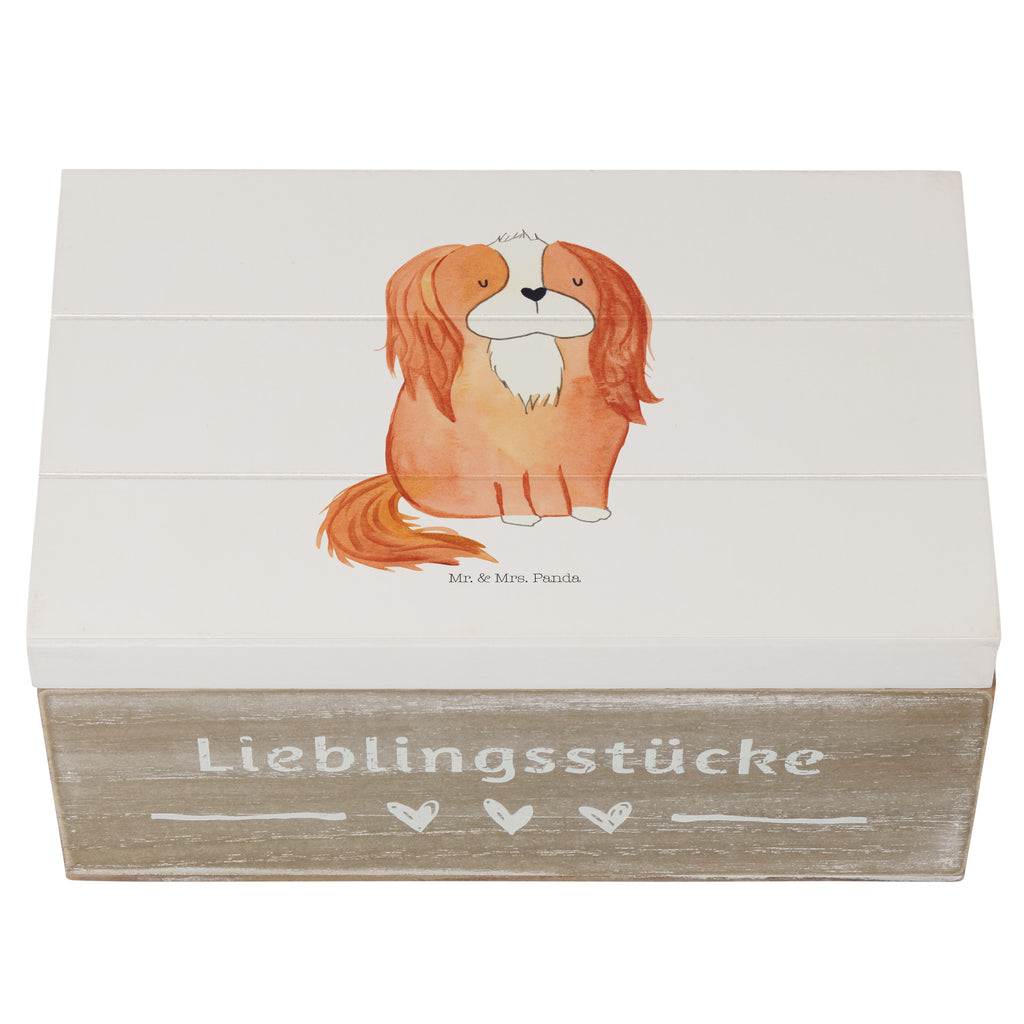Holzkiste Cavalier King Charles Spaniel Holzkiste, Kiste, Schatzkiste, Truhe, Schatulle, XXL, Erinnerungsbox, Erinnerungskiste, Dekokiste, Aufbewahrungsbox, Hund, Hundemotiv, Haustier, Hunderasse, Tierliebhaber, Hundebesitzer, Sprüche, Cavalier King Charles Spaniel, Cockerspaniel, Spaniel, Spruch, schönster Hund