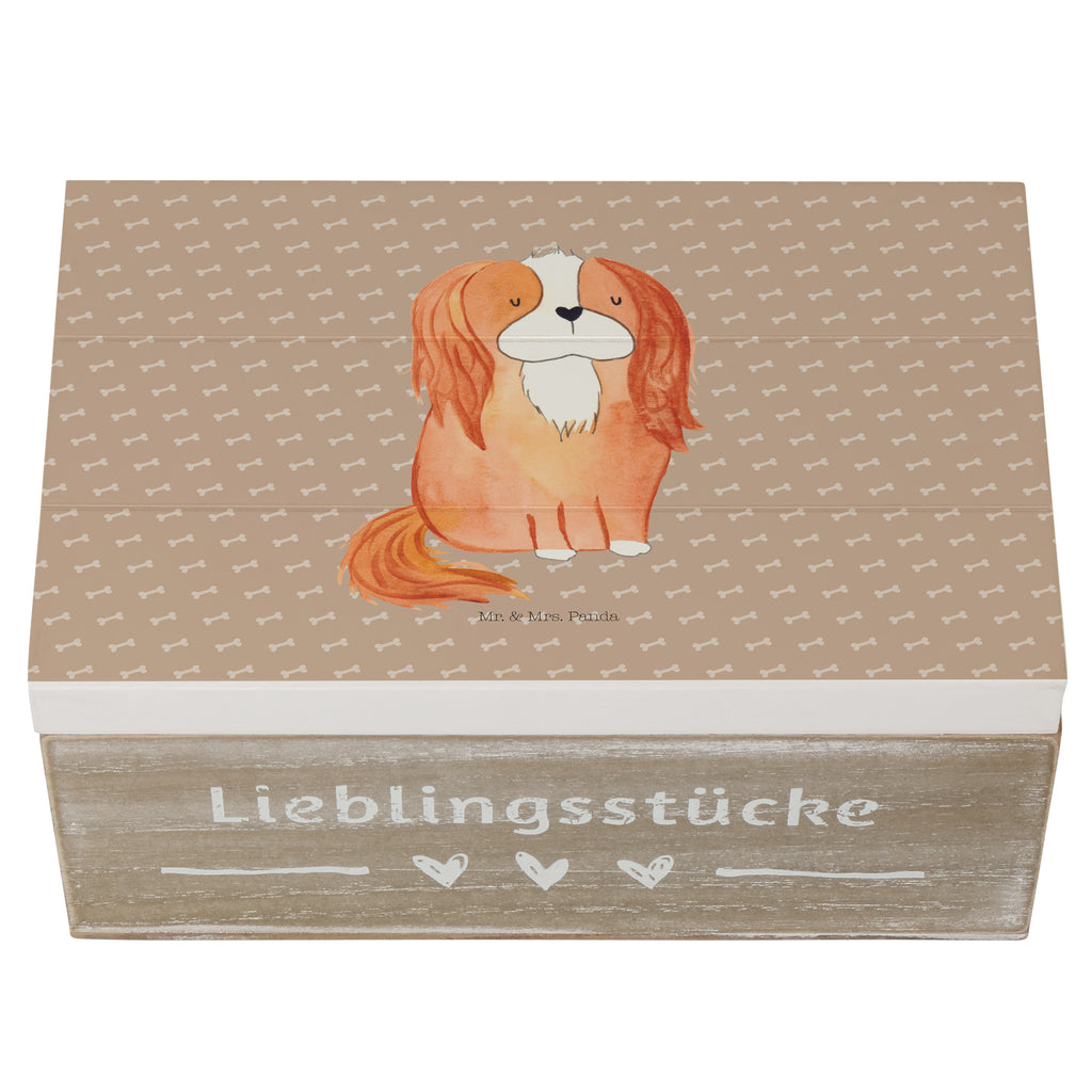 Holzkiste Cavalier King Charles Spaniel Holzkiste, Kiste, Schatzkiste, Truhe, Schatulle, XXL, Erinnerungsbox, Erinnerungskiste, Dekokiste, Aufbewahrungsbox, Hund, Hundemotiv, Haustier, Hunderasse, Tierliebhaber, Hundebesitzer, Sprüche, Cavalier King Charles Spaniel, Cockerspaniel, Spaniel, Spruch, schönster Hund