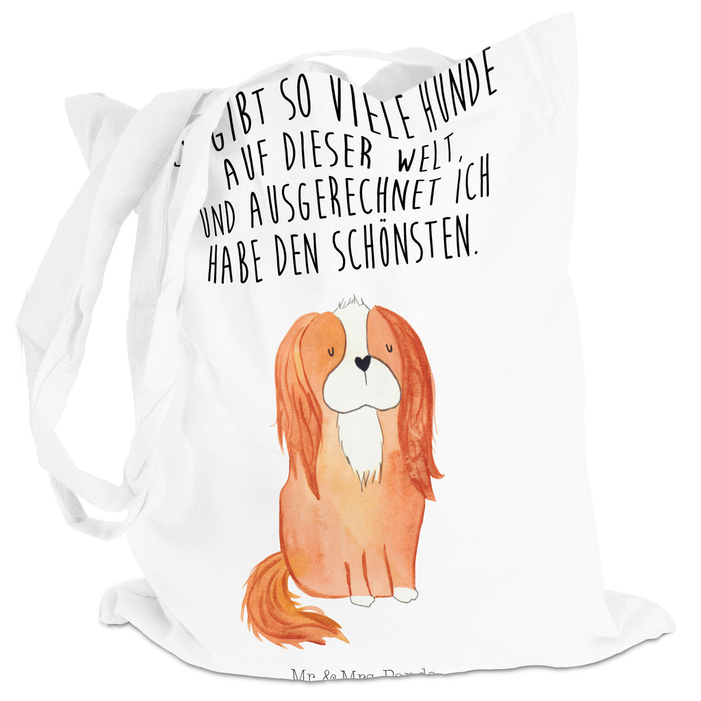 Tragetasche Cavalier King Charles Spaniel Beuteltasche, Beutel, Einkaufstasche, Jutebeutel, Stoffbeutel, Hund, Hundemotiv, Haustier, Hunderasse, Tierliebhaber, Hundebesitzer, Sprüche, Cavalier King Charles Spaniel, Cockerspaniel, Spaniel, Spruch, schönster Hund