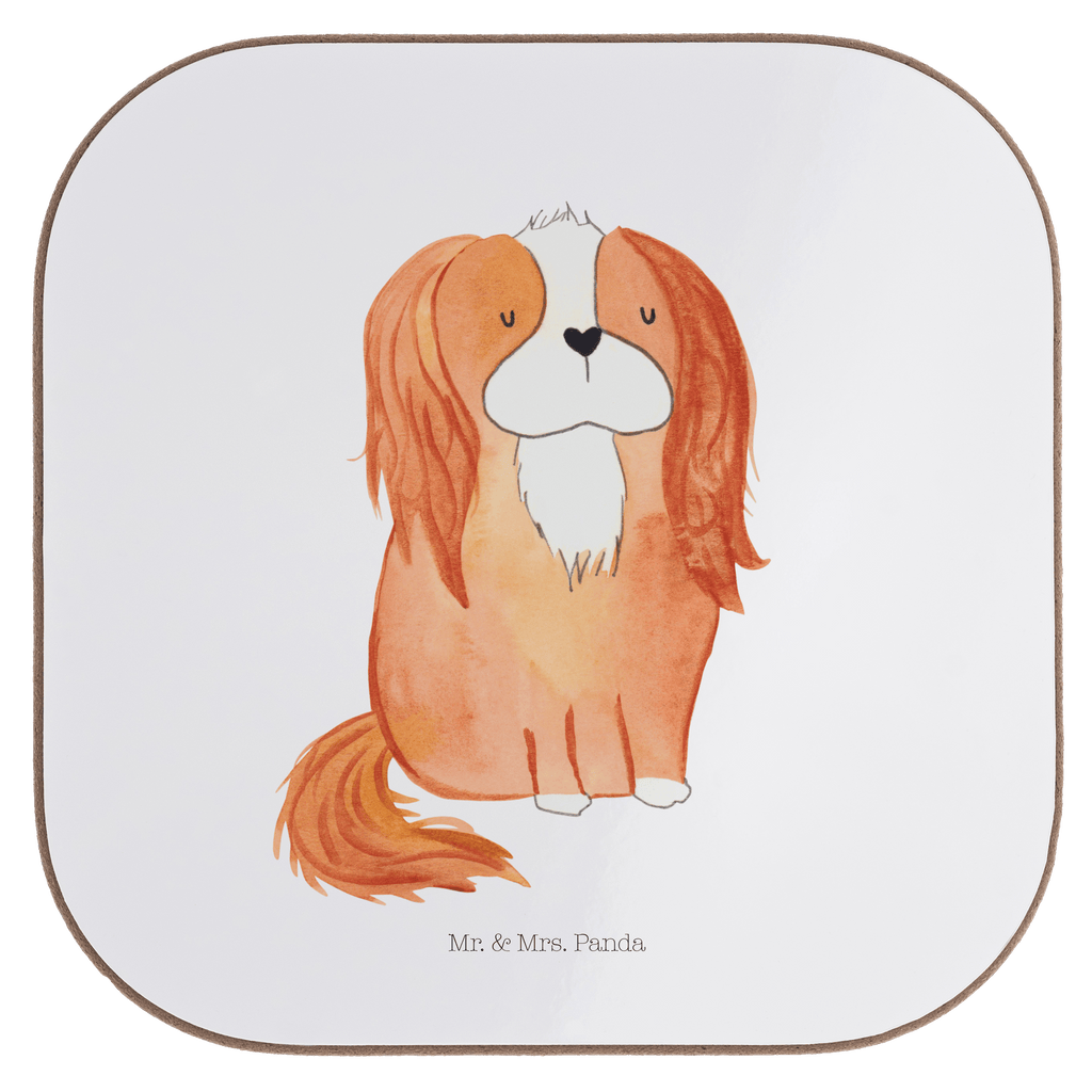Quadratische Untersetzer Cavalier King Charles Spaniel Bierdeckel, Glasuntersetzer, Untersetzer Gläser, Getränkeuntersetzer, Hund, Hundemotiv, Haustier, Hunderasse, Tierliebhaber, Hundebesitzer, Sprüche, Cavalier King Charles Spaniel, Cockerspaniel, Spaniel, Spruch, schönster Hund