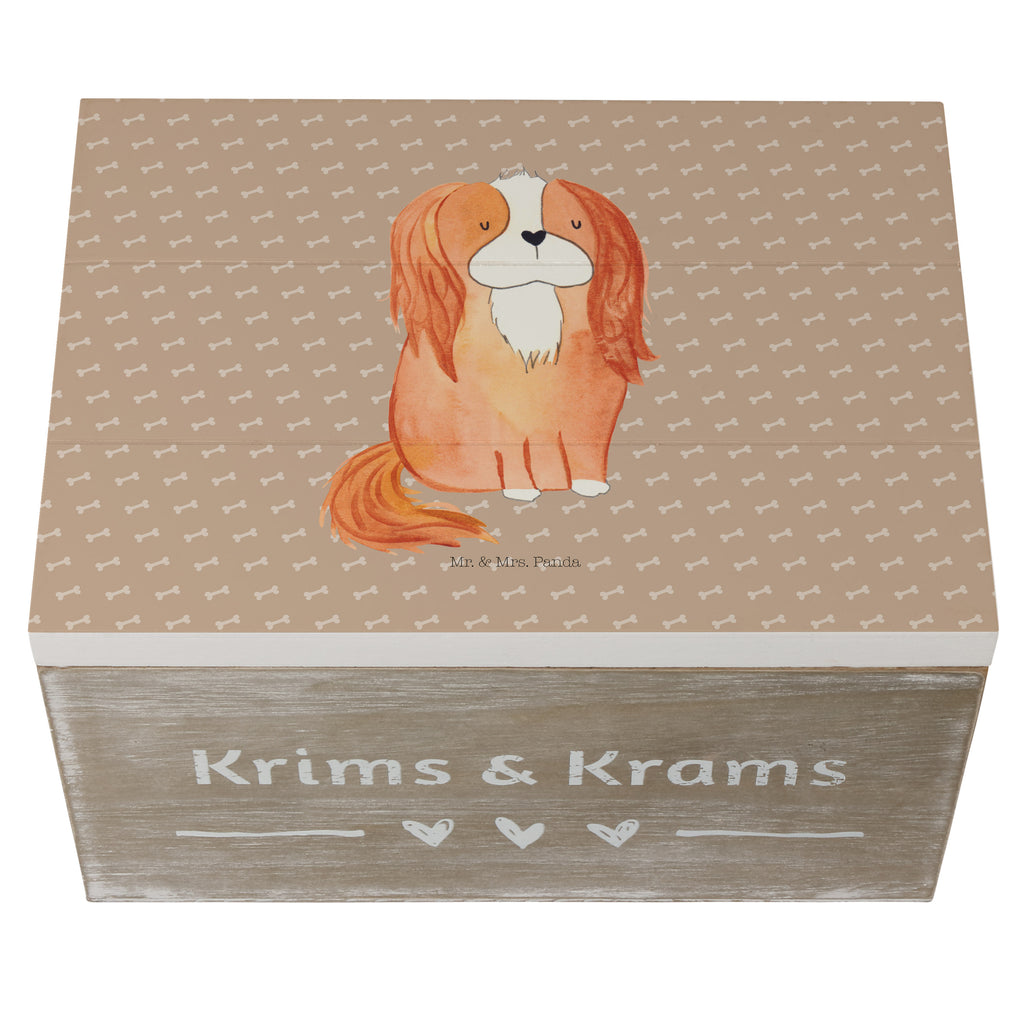 Holzkiste Cavalier King Charles Spaniel Holzkiste, Kiste, Schatzkiste, Truhe, Schatulle, XXL, Erinnerungsbox, Erinnerungskiste, Dekokiste, Aufbewahrungsbox, Hund, Hundemotiv, Haustier, Hunderasse, Tierliebhaber, Hundebesitzer, Sprüche, Cavalier King Charles Spaniel, Cockerspaniel, Spaniel, Spruch, schönster Hund