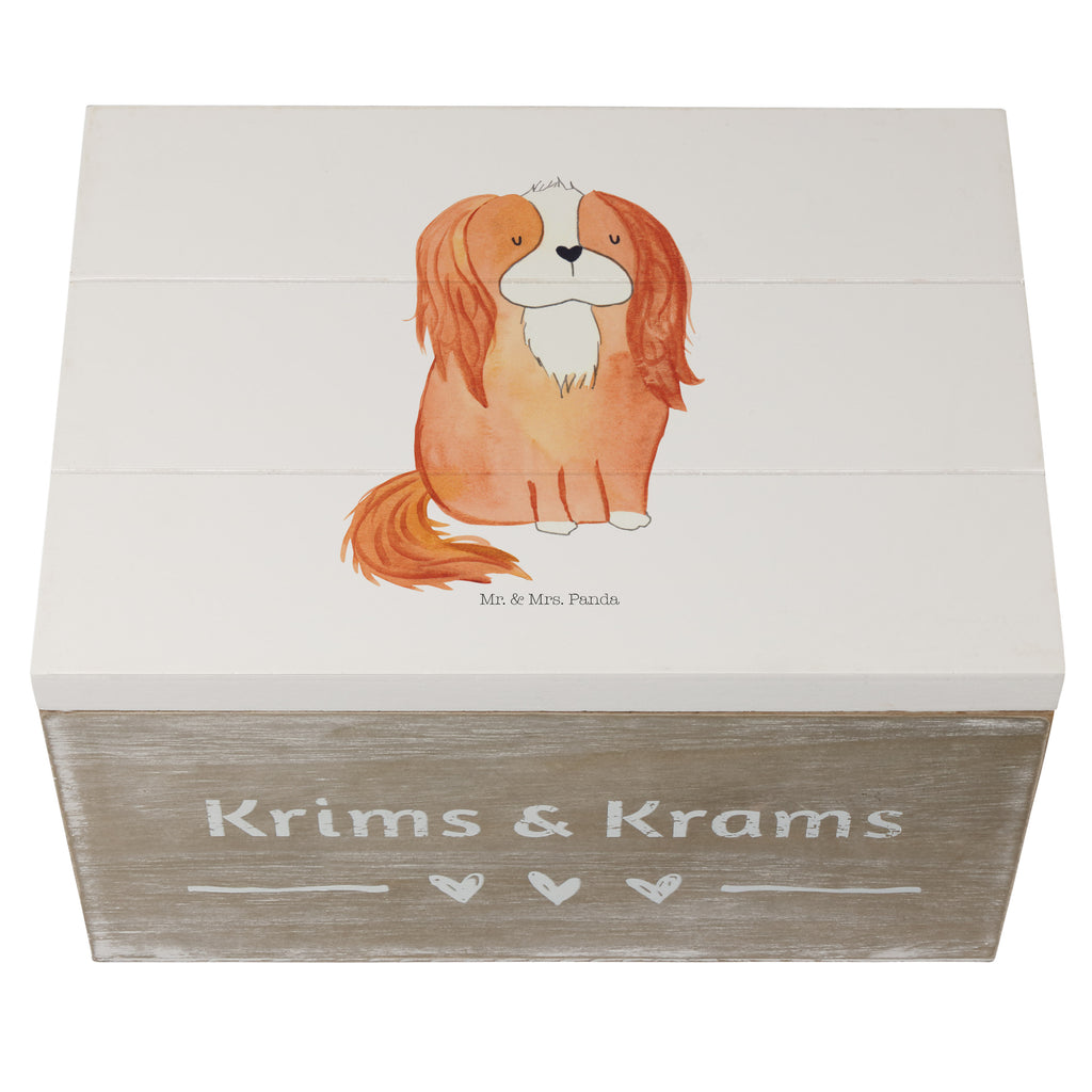 Holzkiste Cavalier King Charles Spaniel Holzkiste, Kiste, Schatzkiste, Truhe, Schatulle, XXL, Erinnerungsbox, Erinnerungskiste, Dekokiste, Aufbewahrungsbox, Hund, Hundemotiv, Haustier, Hunderasse, Tierliebhaber, Hundebesitzer, Sprüche, Cavalier King Charles Spaniel, Cockerspaniel, Spaniel, Spruch, schönster Hund