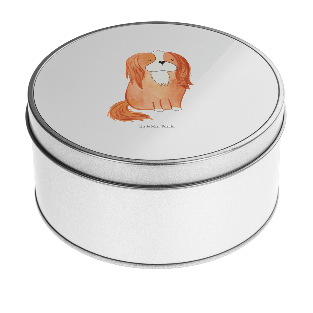 Blechdose rund Cavalier King Charles Spaniel Metalldose, Keksdose, Dose, Vorratsdose, Geschenkbox, Hund, Hundemotiv, Haustier, Hunderasse, Tierliebhaber, Hundebesitzer, Sprüche, Cavalier King Charles Spaniel, Cockerspaniel, Spaniel, Spruch, schönster Hund