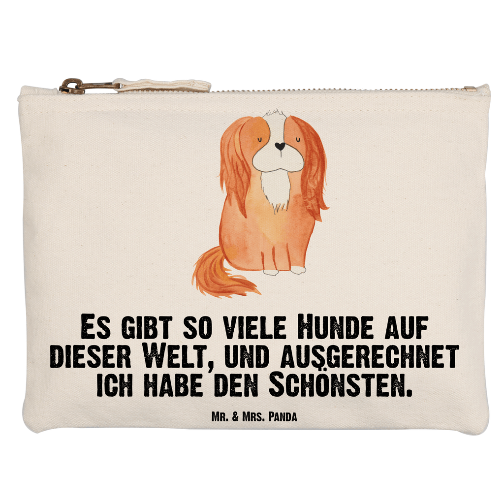 Schminktasche Cavalier King Charles Spaniel Schminktasche, Kosmetiktasche, Kosmetikbeutel, Stiftemäppchen, Etui, Federmappe, Makeup, XXL, Schminketui, Kosmetiketui, Schlamperetui, Hund, Hundemotiv, Haustier, Hunderasse, Tierliebhaber, Hundebesitzer, Sprüche, Cavalier King Charles Spaniel, Cockerspaniel, Spaniel, Spruch, schönster Hund