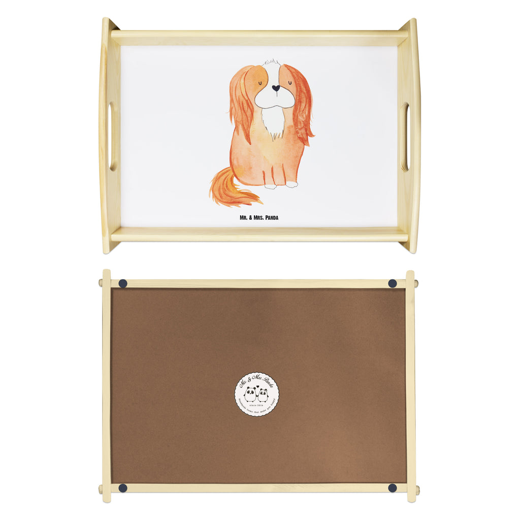 Serviertablett Cavalier King Charles Spaniel Tablett, Holztablett, Küchentablett, Dekotablett, Frühstückstablett, Hund, Hundemotiv, Haustier, Hunderasse, Tierliebhaber, Hundebesitzer, Sprüche, Cavalier King Charles Spaniel, Cockerspaniel, Spaniel, Spruch, schönster Hund