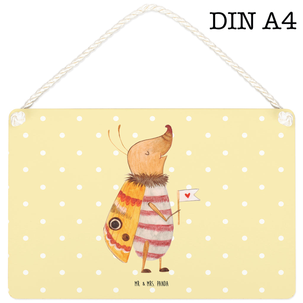 Deko Schild Nachtfalter mit Fähnchen Dekoschild, Deko Schild, Schild, Tür Schild, Türschild, Holzschild, Wandschild, Wanddeko, Tiermotive, Gute Laune, lustige Sprüche, Tiere, Nachtfalter, Käfer, Spruch lustig, Spruch witzig, süß, niedlich, Küche Deko, Was kostet die Welt